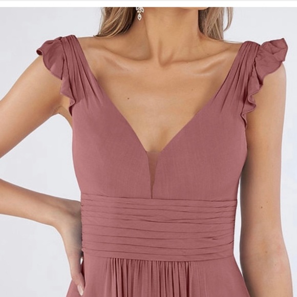 NEW! Azazie Mykonos Desert Rose Dress - Picture 2 of 8